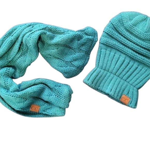 C.C Accessories - Scarf And Beanie Set